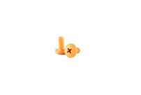 8-32 x 3/8" Truss Head Screw Safety Orange